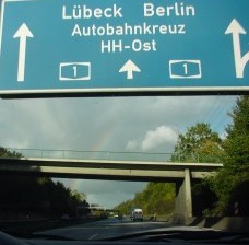 Rainbow in Hamburg